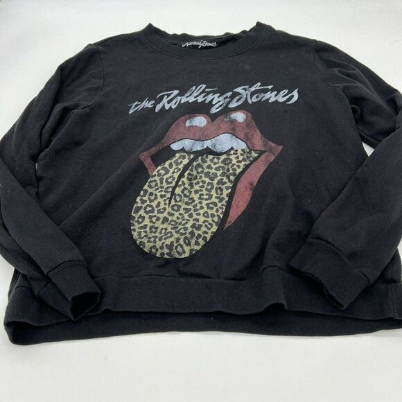 Rolling Stones Leopard Tongue Logo long sleeve top 2XL - Picture 1 of 3